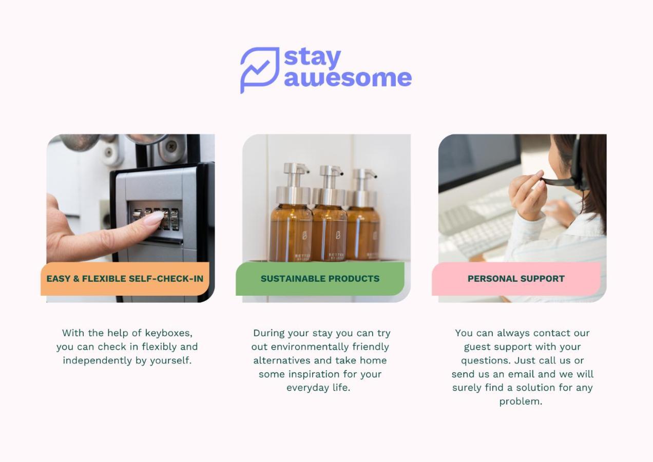 Stay Awesome - Modernes Apartment Am Botanischen Garten Kassel Eksteriør billede